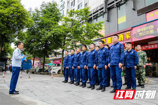 【平安消防】张家界消防开展熟悉演练提升应急处置能力